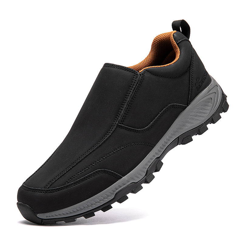 WEDXDEW Breathable Senior Loafers Easy-On Odor-Resistant Soft Insole Lightweight Casual Shoes for Older Adults