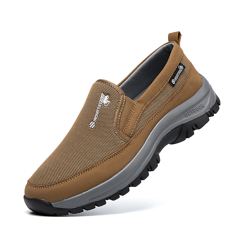 WEDXDEW Elderly OneStep Sneakers AntiSkid Rubber Sole Wide Width Arch Support Comfortable Walking Shoes for Seniors