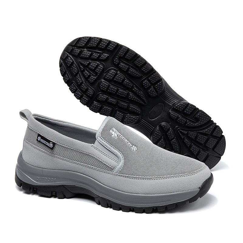 WEDXDEW Elderly OneStep Sneakers AntiSkid Rubber Sole Wide Width Arch Support Comfortable Walking Shoes for Seniors