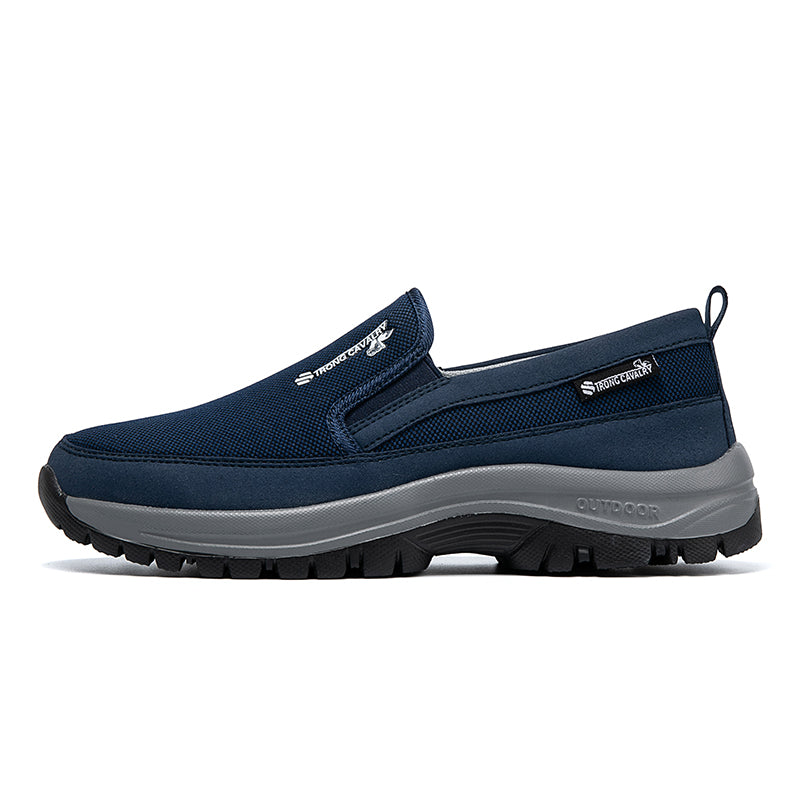 WEDXDEW Elderly OneStep Sneakers AntiSkid Rubber Sole Wide Width Arch Support Comfortable Walking Shoes for Seniors