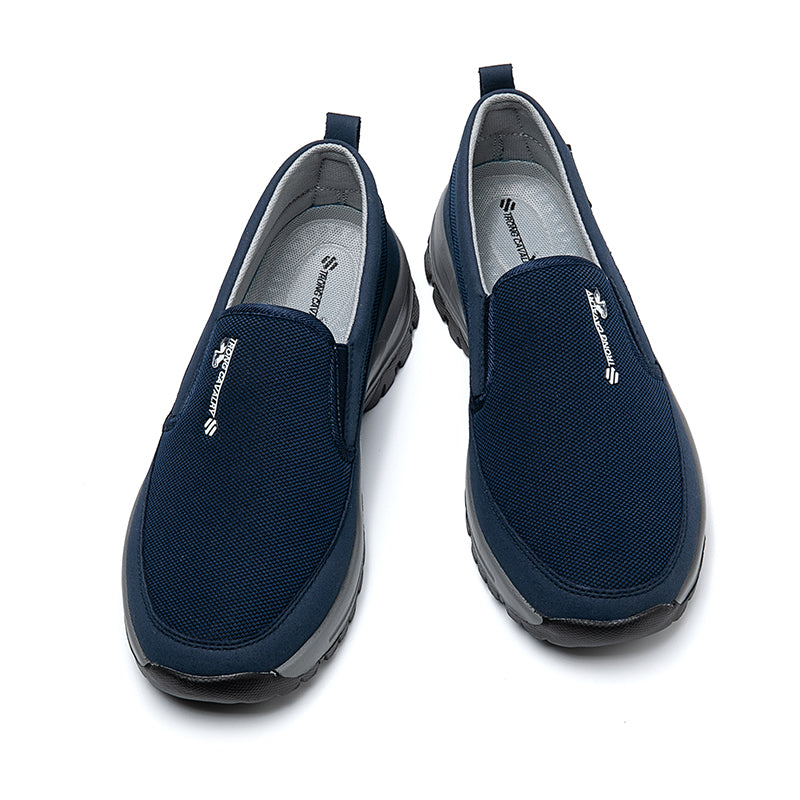 WEDXDEW Elderly OneStep Sneakers AntiSkid Rubber Sole Wide Width Arch Support Comfortable Walking Shoes for Seniors