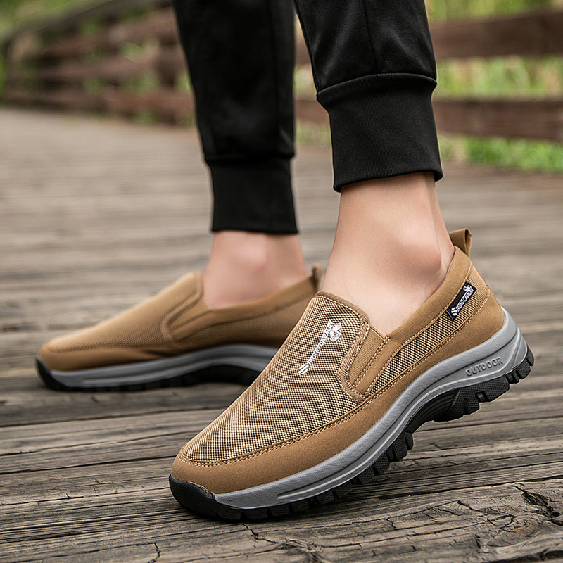 WEDXDEW Elderly OneStep Sneakers AntiSkid Rubber Sole Wide Width Arch Support Comfortable Walking Shoes for Seniors