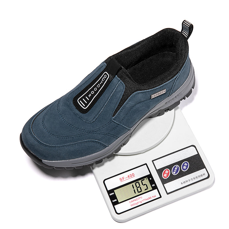 WESXSEW Best Walking Shoes for Seniors Waterproof Shock Absorbing Trail