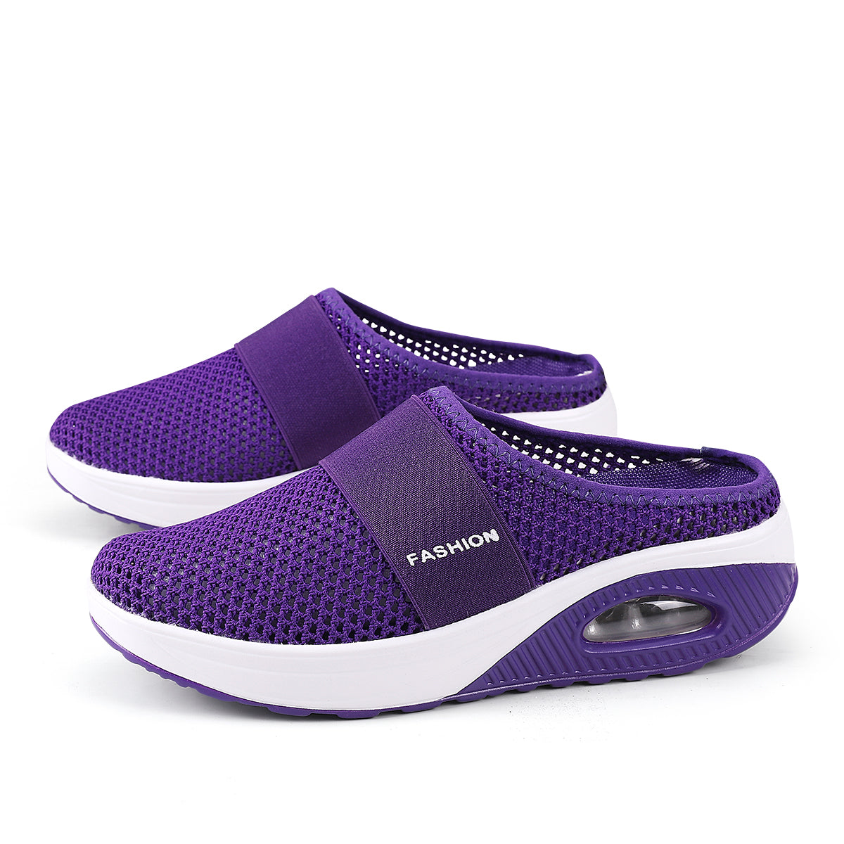 WEDXDEW Summer Essential Stretchable Mesh Loafers with Arch Support