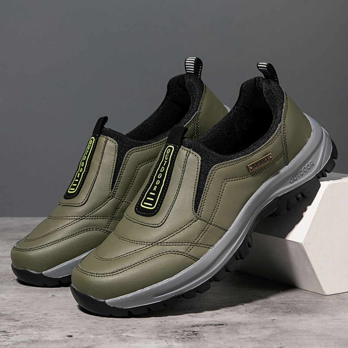 WESXSEW Best Walking Shoes for Seniors  Waterproof  Shock Absorbing Trail