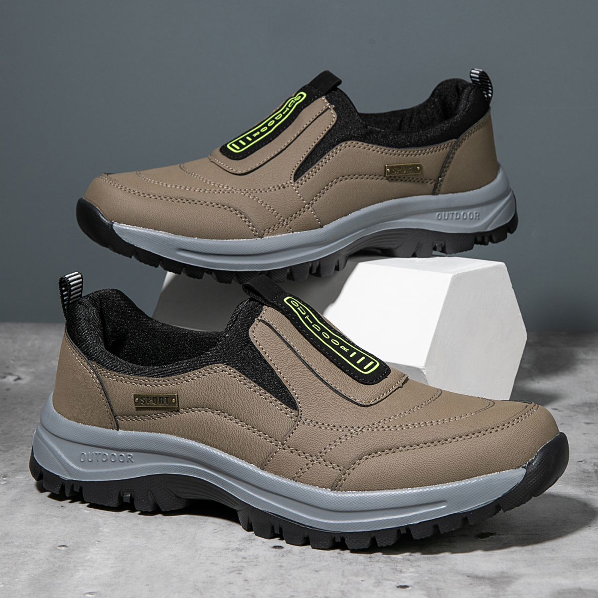 WESXSEW Best Walking Shoes for Seniors  Waterproof  Shock Absorbing Trail