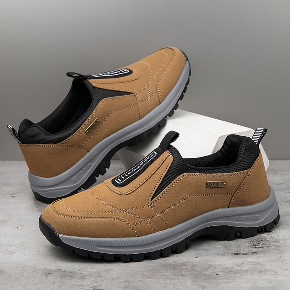 WESXSEW Best Walking Shoes for Seniors  Waterproof  Shock Absorbing Trail