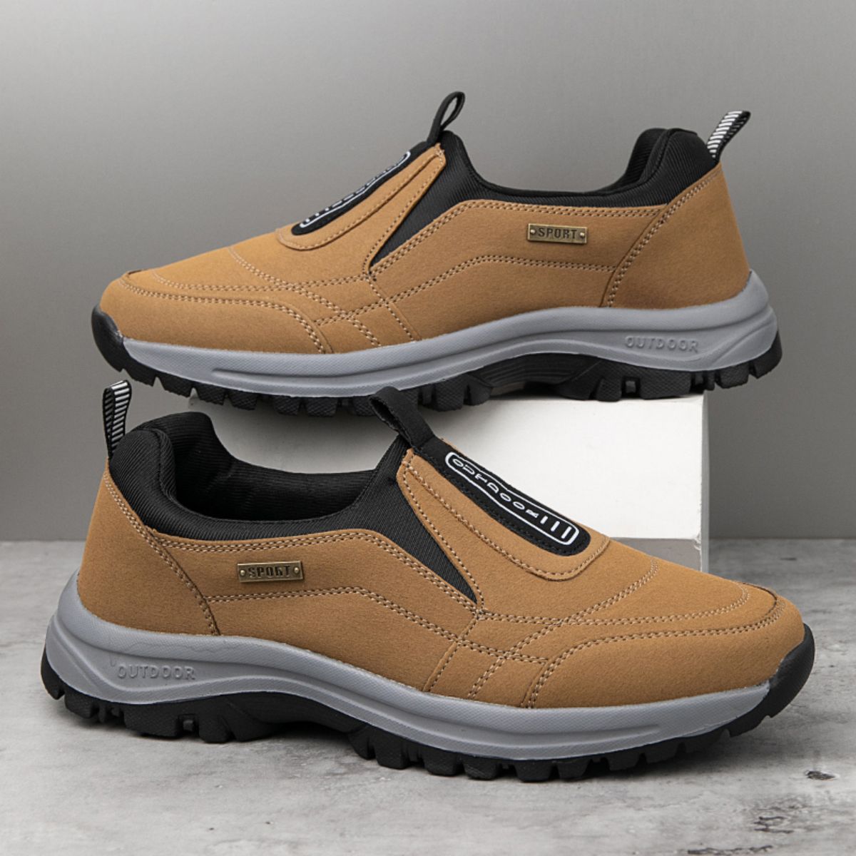 WESXSEW Best Walking Shoes for Seniors  Waterproof  Shock Absorbing Trail