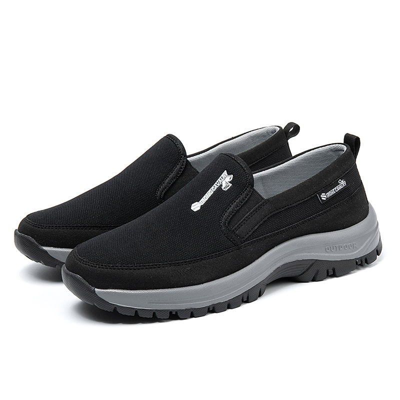 WEDXDEW Elderly OneStep Sneakers AntiSkid Rubber Sole Wide Width Arch Support Comfortable Walking Shoes for Seniors