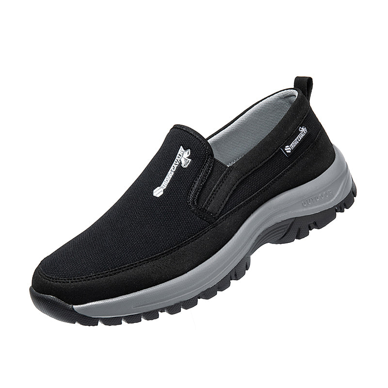 WEDXDEW Elderly OneStep Sneakers AntiSkid Rubber Sole Wide Width Arch Support Comfortable Walking Shoes for Seniors